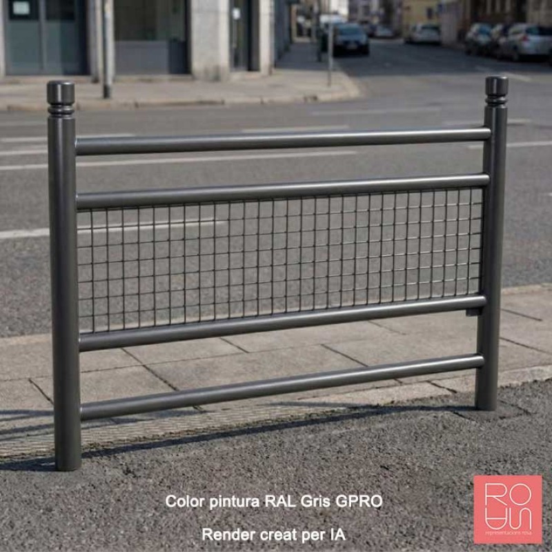 Barana urbana model Línea enreixada | Seguretat de vianants